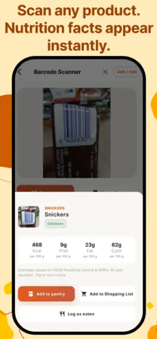 Barcode Nutrition