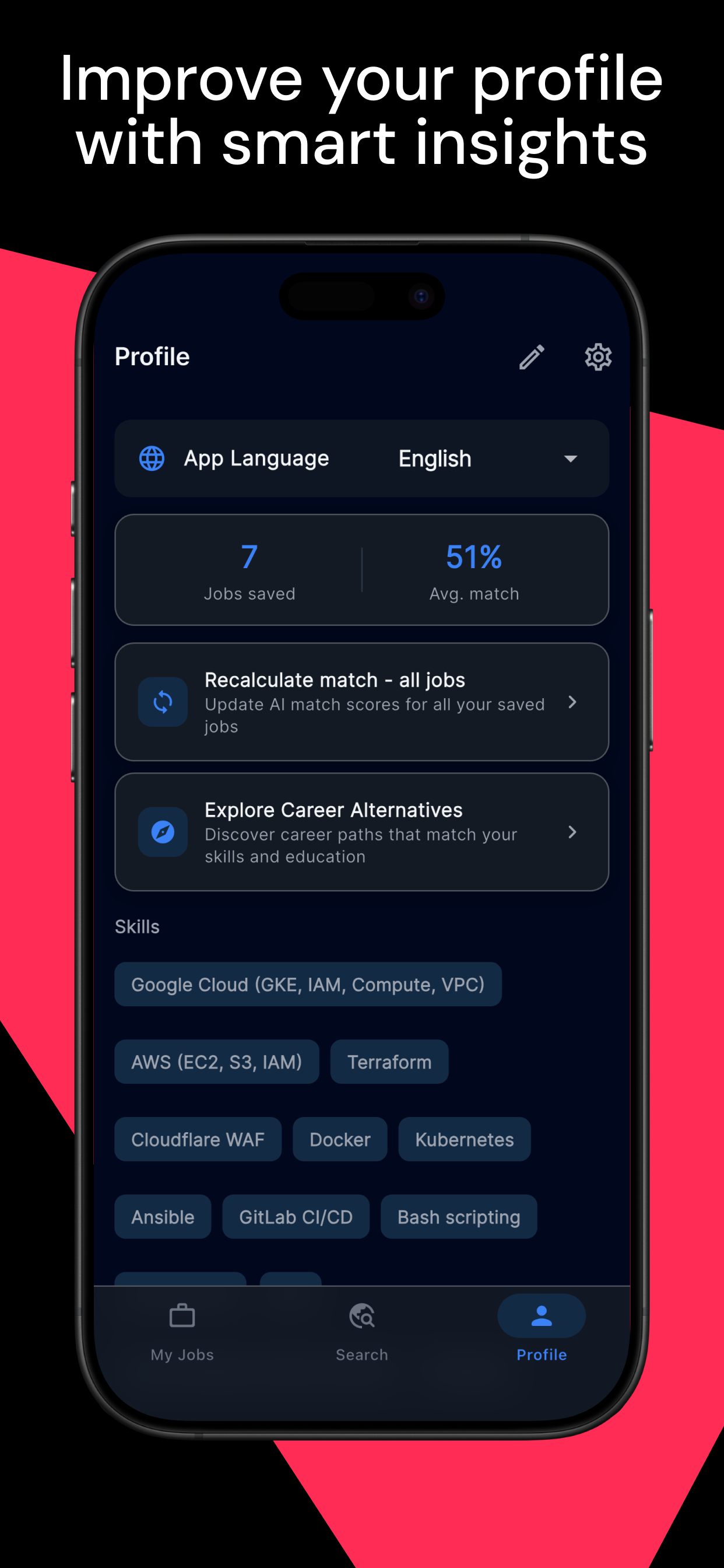 Improve your profile with smart insights